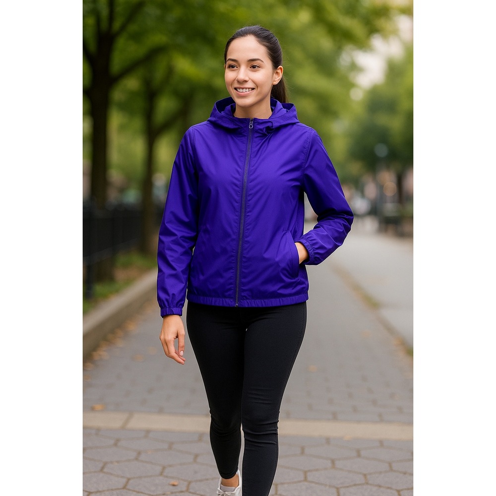 Calvin Klein Ladies Performance Purple Hooded Jacket‎ Women's S